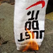 burning Nike socks and other stories